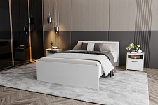 Кровать Silva "Симпл" 120 см, Белый Фасадный от Водопад  фото 4