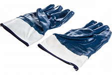 Перчатки Сибртех 67833 трикотажные с обливом из бутадиен-нитрильного каучука, крага, L от Водопад  фото 3