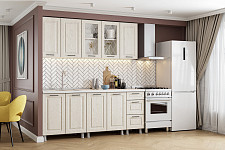 Кухонный гарнитур SV-мебель «Грейвуд» 2,0 м, без столешницы, белый / дуб кремовый / дуб кремовый от Водопад  фото 1