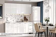 Кухонный гарнитур SV-мебель «Модерн New» 2,0 м, без столешницы, белый / белый глянец бруно / белый глянец бруно от Водопад  фото 1
