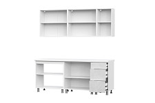 Кухонный гарнитур SV-мебель «Модерн New» 2,0 м, без столешницы, белый / белый глянец бруно / белый глянец бруно от Водопад  фото 3