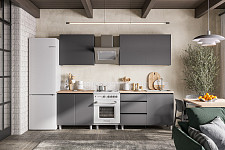 Кухонный гарнитур SV-мебель «Денвер» 2,0 м, со столешницей, графит серый / дуб сонома от Водопад  фото 1