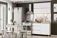 Кухонный гарнитур SV-мебель «Токио» 1,2 м, Серия 3, со столешницей, белый текстурный / дуб сонома от Водопад  фото 1