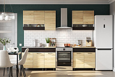 Кухонный гарнитур SV-мебель "КГ 2" 2 м, со столешницей, Серия 2, белый / дуб венге / дуб сонома от Водопад  фото 1