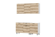 Кухонный гарнитур SV-мебель «Лаванда» 1,7 м, без столешницы, дуб делано от Водопад  фото 1