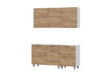 Кухонный гарнитур SV-мебель «Лаванда» 1,7 м, без столешницы, дуб золотой от Водопад  фото 1