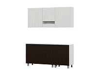 Кухонный гарнитур SV-мебель «Розалия» 1,7 м, без столешницы, ясень анкор светлый / дуб венге от Водопад  фото 1