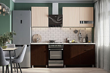 Кухонный гарнитур SV-мебель "Розалия" 1,7 м, Серия 2, со столешницей, белый / дуб млечный / дуб венге / антарес от Водопад  фото 1