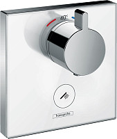 Смеситель для душа Hansgrohe ShowerSelect 15735400 термостатический, встраиваемый, белый / хром от Водопад  фото 1
