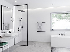 Смеситель для душа Hansgrohe Shower Select S 15743670 встраиваемый, термостат, матовый черный от Водопад  фото 3