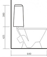 Унитаз-компакт Sanita Кама WC.CC/Kama/2-TM/WHT.G/S1 Комфорт белый S1 с сиденьем микролифт от Водопад  фото 3