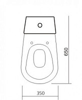 Унитаз-компакт Sanita Кама WC.CC/Kama/2-TM/WHT.G/S1 Комфорт белый S1 с сиденьем микролифт от Водопад  фото 4
