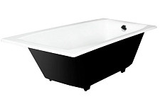 Чугунная ванна Wotte Forma 170x70 без отверстий для ручек от Водопад  фото 2