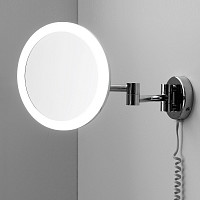 Зеркало WasserKRAFT K-1004 LED-подсветка, 3-х кратное увеличение от Водопад  фото 2