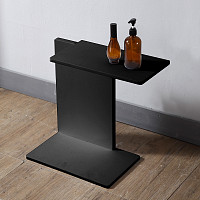 Столик для ванной комнаты Abber Stein AS1636MB, цвет черный матовый от Водопад  фото 1
