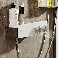 Смеситель для душа Hansgrohe ShowerTablet 13102400 термостат, белый хром от Водопад  фото 2