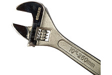 Ключ Biber тов-087761 разводной 250мм со шкалой (0 - 30 мм) от Водопад  фото 2
