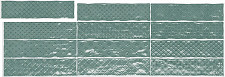 Керамическая плитка El Barco Music Verde Decor 7,5x30 (кв.м.) от Водопад  фото 1