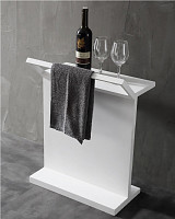 Столик для ванной комнаты Abber Stein AS1637, цвет белый от Водопад  фото 1