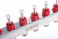Коллекторная группа Gibax G-Collector 8 выходов 1"-3/4" Ek M30х1.5мм CG01-050408 от Водопад  фото 5