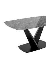 Стол Stool Group Аврора обеденный, 160*90, керамика черная от Водопад  фото 2