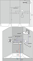Смеситель для душа Hansgrohe RainSelect 15381000 термостатический, встраиваемый, хром от Водопад  фото 3