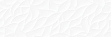 Плитка настенная Cersanit Glory белый рельеф 25x75 (кв.м.) от Водопад  фото 1