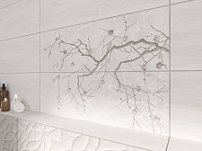 Плитка настенная Cersanit Haiku серый рельеф 25x75 (кв.м.) от Водопад  фото 4