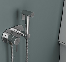 Гигиенический душ Rush Capri CA1435-96, со смесителем, встраиваемый, хром от Водопад  фото 2