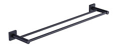 Полотенцедержатель двойной Timo Selene 12056/03, цвет черный от Водопад  фото 1