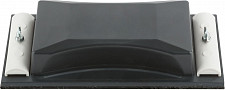 Держатель Mos 39716М для наждачной бумаги, пластиковый с металическим прижимом, чёрный 210х105 мм от Водопад  фото 2