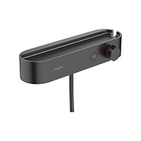 Смеситель для душа Hansgrohe ShowerTablet Select 24360670 термостат, матовый черный от Водопад  фото 1