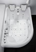 Акриловая ванна Gemy G9083 K R 180х122 с гидромассажем и аэромассажем, правая от Водопад  фото 3