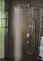 Смеситель для душа Hansgrohe Shower Selects 15743000 встраиваемый, термостат, хром от Водопад  фото 2