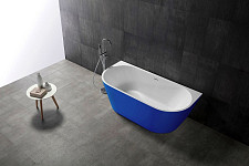 Акриловая ванна Abber AB9216-1.7DB 170х80х60 синяя от Водопад  фото 3