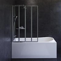 Набор AM.PM Like W80ASET-170AC: ванна 170х70, каркас, со шторкой, душевая система от Водопад  фото 4