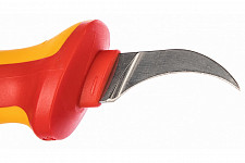 Нож Knipex KN-985313 для снятия изоляции с кабеля с секторными жилами, электроизолированный 190 мм от Водопад  фото 2