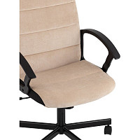 Кресло компьютерное Stool Group TopChairs ST-TRACER спинка и сиденье песочная ткань Light-21, крестовина металл от Водопад  фото 2
