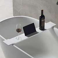 Полка для ванной Abber Stein AS1601, цвет белый от Водопад  фото 1