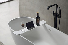 Полка для ванной Abber Stein AS1601, цвет белый от Водопад  фото 2