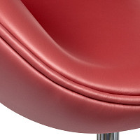 Кресло Bradex Swan Chair красный, натуральная кожа от Водопад  фото 5