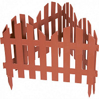 Забор декоративный Palisad "Романтика", 65025 28х300 см, терракот от Водопад  фото 1