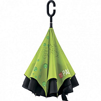 Зонт-трость Palisad 69700 обратного сложения, эргономичная рукоятка с покрытием Soft Touch от Водопад  фото 2