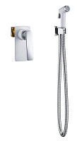 Гигиенический душ Timo Helmi 4089/00-16SM со смесителем, встраиваемый, белый от Водопад  фото 1