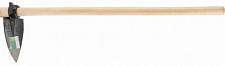 Кетмень Сибртех 62369 остроконечный 190х240х900 мм, цельнокованый, деревянный лакированный черенок от Водопад  фото 1