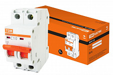 Автоматический выключатель Tdm ВА47-29 SQ0206-0091, 2Р, 10 А, 4,5 кА х-ка С от Водопад  фото 1